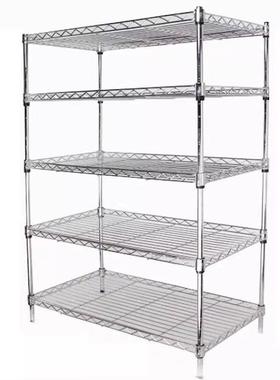 家收纳整厨理置物落地金属货架架房RKZ阳台客厅杂物架多层网格用