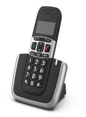 现货50905D1004商务办公数字无电话机家手用持大按键无绳绳电话机