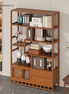 博古DQW架新中清式隔断宝阁茶叶多层展示柜客厅摆架件子简约现多