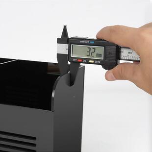 奶茶吸管勺子收纳吧台黑格色715亚盒架克力杯三桌面整理收纳神器