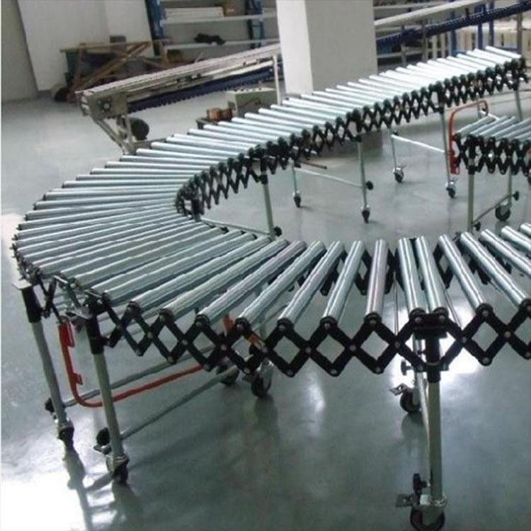 厂ZCX356家滚筒输农送机传线送机滚筒伸缩线运输机设工业业备