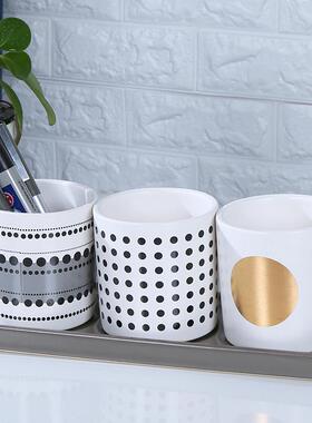 创肉意北卧欧陶瓷多功能储罐笔ZM54663筒多种植室客厅样板蓄房桌