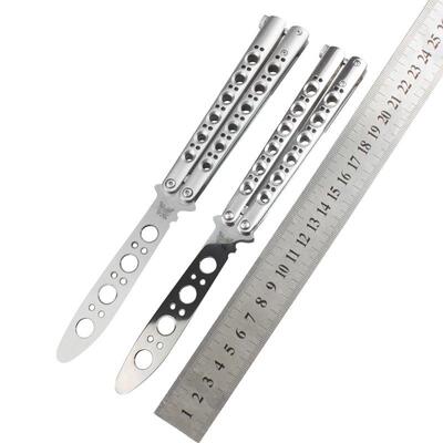 光款-折叠砂刀BM340刀练习刀未开刃CSGO甩手蝴蝶刀训练74170BM424