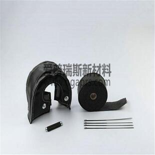 钛纤涡CXS轮增压隔玻热套增压防火维棉改装 防护罩璃纤维涡轮隔热