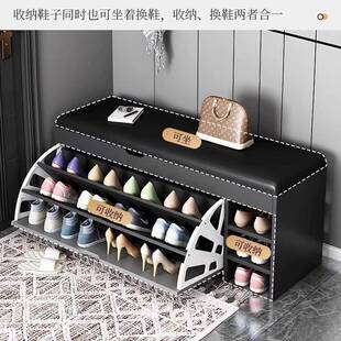 换鞋凳家门坐口鞋柜坐凳体玄一关入户翻斗鞋架可进用门穿HDU鞋凳