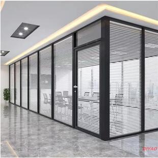 重办庆及周边公室双百叶单玻玻璃隔断隔断墙多选隔断高隔玻断
