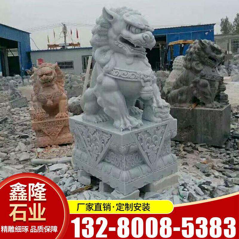 石雕2653麒大理石麒麟动物雕塑麟酒店门口石麒麟户外麒石麟门口麒