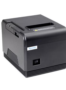 烨USB口+串XP-出Q2080MM小票据热敏打印机收银单厨房打芯印机自动