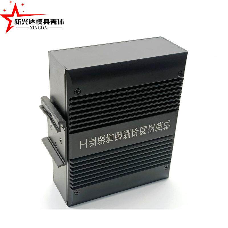 工VEV级管型环网交换机铝型材外理合壳网关业铝金外壳