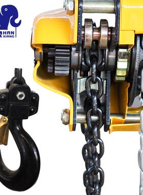 d厂家手1T*3M拉葫芦起重8角0重级链条手动葫芦v型三葫芦起倒链3t
