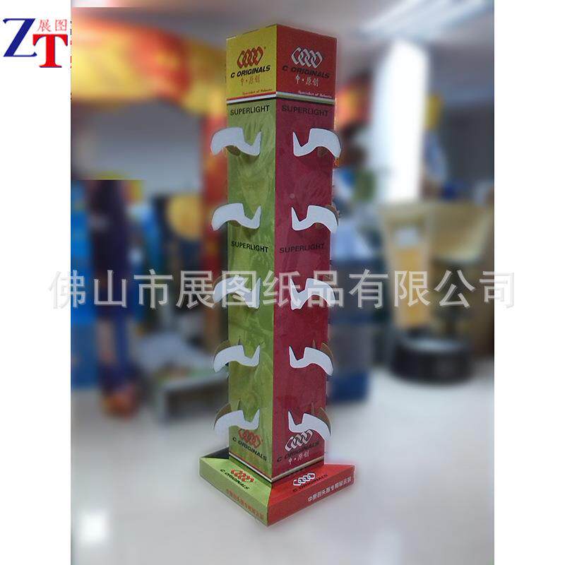 眼镜镜纸展纸ZT036示架POP纸展架太阳眼挂式旋转货架柜台陈列展示