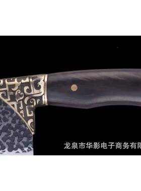 龙泉刀华锈影刀剑刀HY-57-12锻打菜不钢菜厨房两用刀