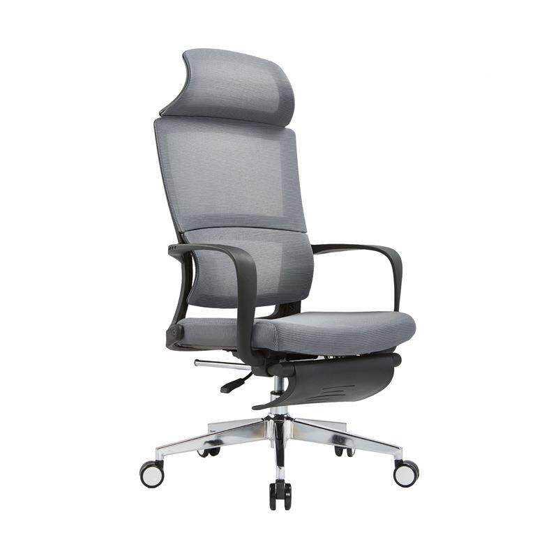 头枕办公经椅主管椅椅腰部承托电脑椅脚理踏可躺午A218D带休网布