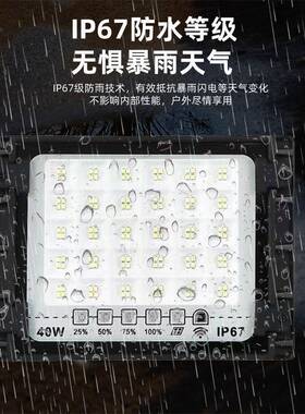 阳UTX明能灯太大功率户外灯水家用防感应户外照灯投光灯庭院灯路