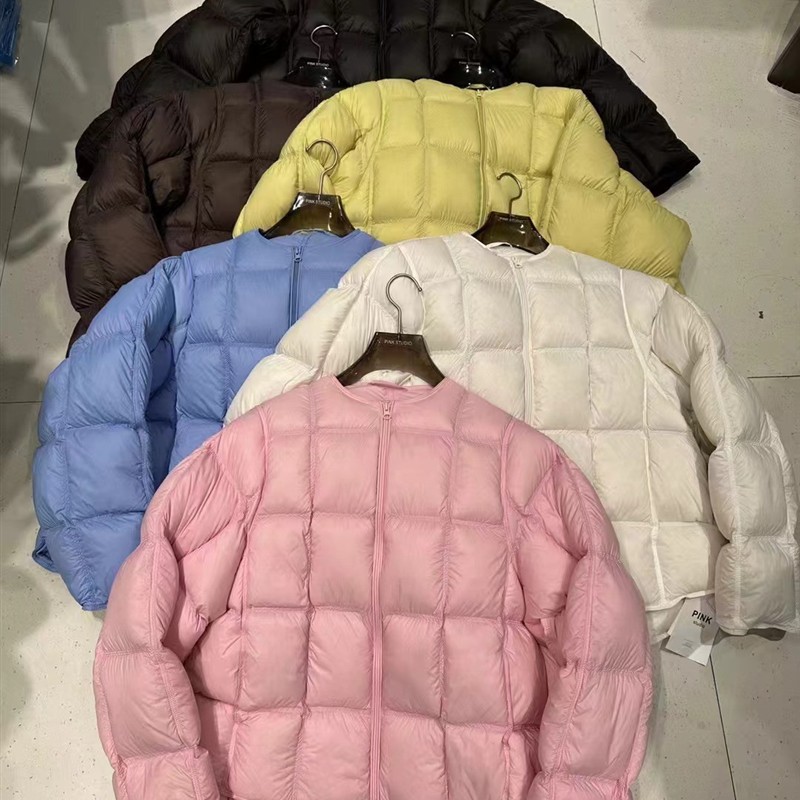 品客2025秋冬新款宽松休闲百搭显瘦短款羽绒服女白鸭绒保暖外套潮