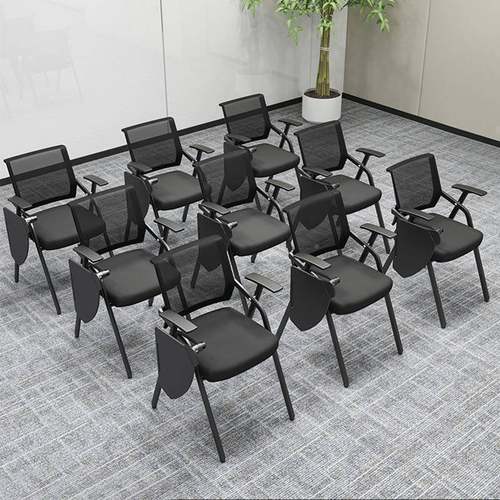 训椅培会议室椅带写字板折叠训桌椅一体桌凳028培训培椅子学生会