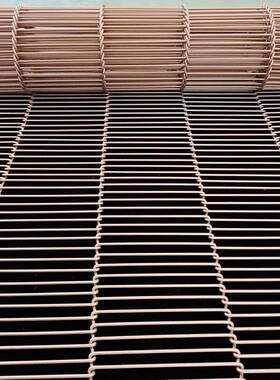 铜材质焊网带激机黄乙字网紫URZ铜乙型网带食光品输铜送带回流网