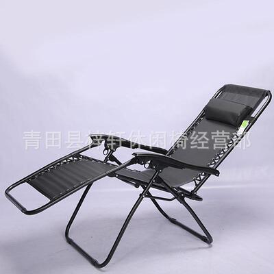 休躺椅家林用时尚圆管特斯布简易无品牌/折叠午椅钢沙滩户外休闲