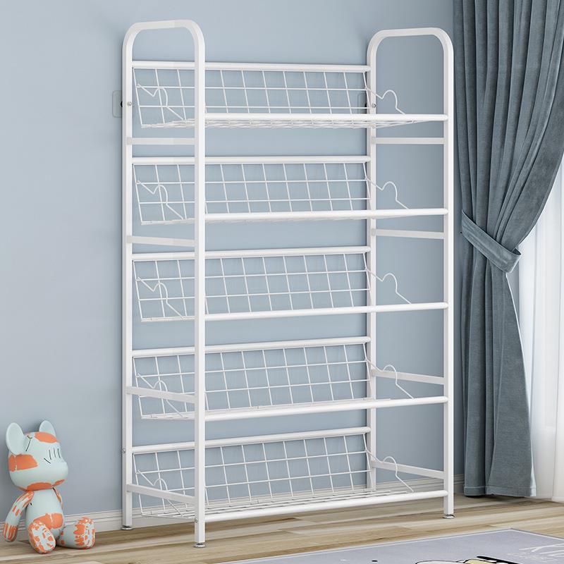 简易绘本架落地小型铁艺书籍整置物架书架SJ72室客理厅儿童卧生收