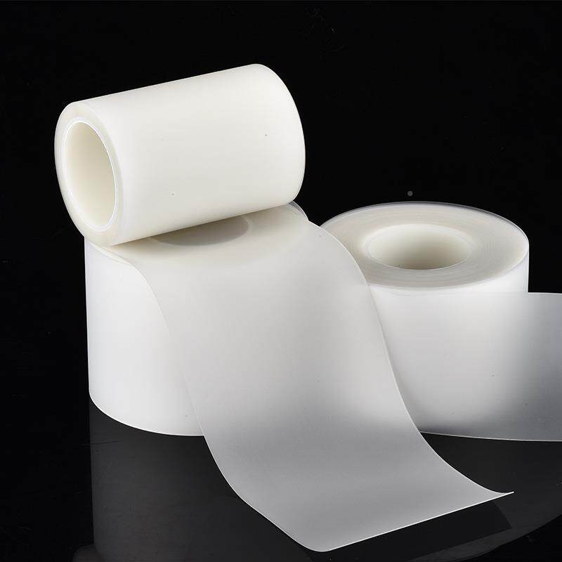 乳白色折弯防压痕膜耐油耐温耐使磨无痕保0.5mm*50膜胶可重复护用