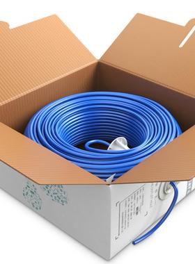 山泽六类千兆c6at6网线络WTI纯无氧铜网工程家装室内外350米HC305