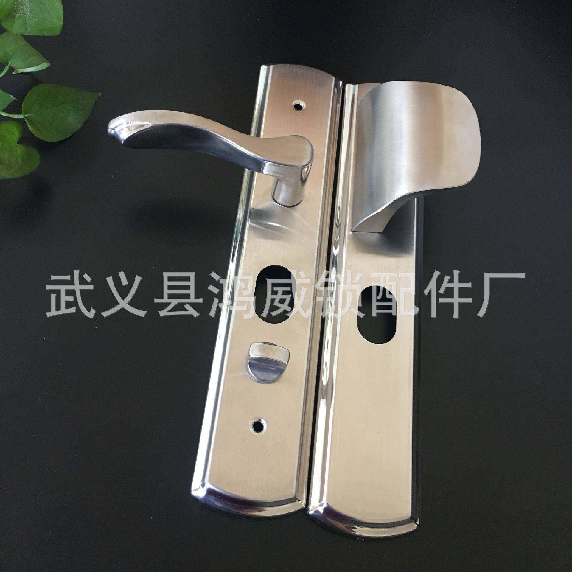 门锁门热卖04不锈钢防盗机械HW-821-G锁门防盗门拉手单开面板大3,基础建材,家具锁/抽屉锁/柜门锁,淘宝优惠券,粉丝福利购,淘宝优惠卷