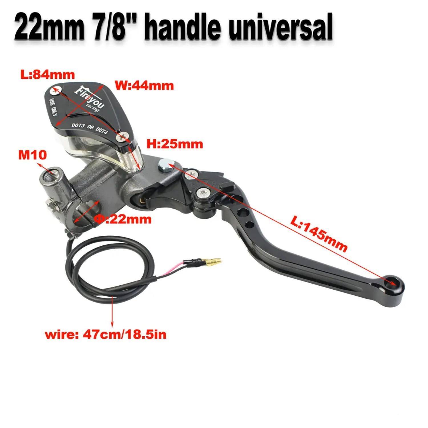 摩枫车C托NC大树制叶上泵22mm车把通用动系统车身BrakePum改装配