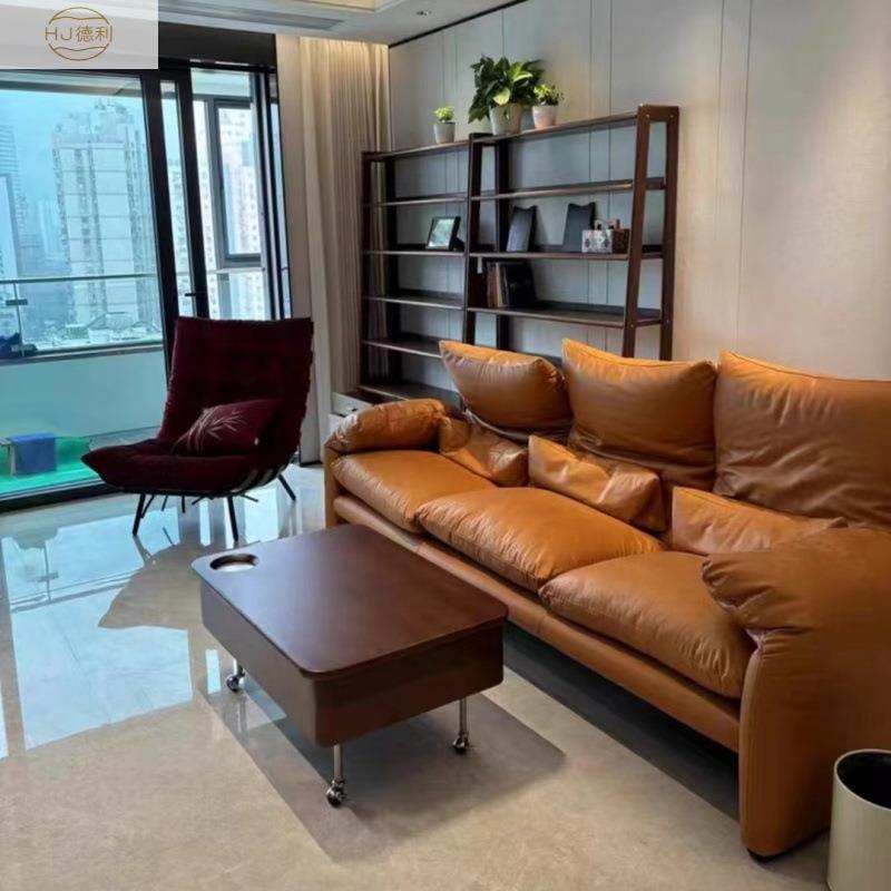 古动实升木降茶几客厅复古小户型家用移GHR折叠多功能中客厅收纳