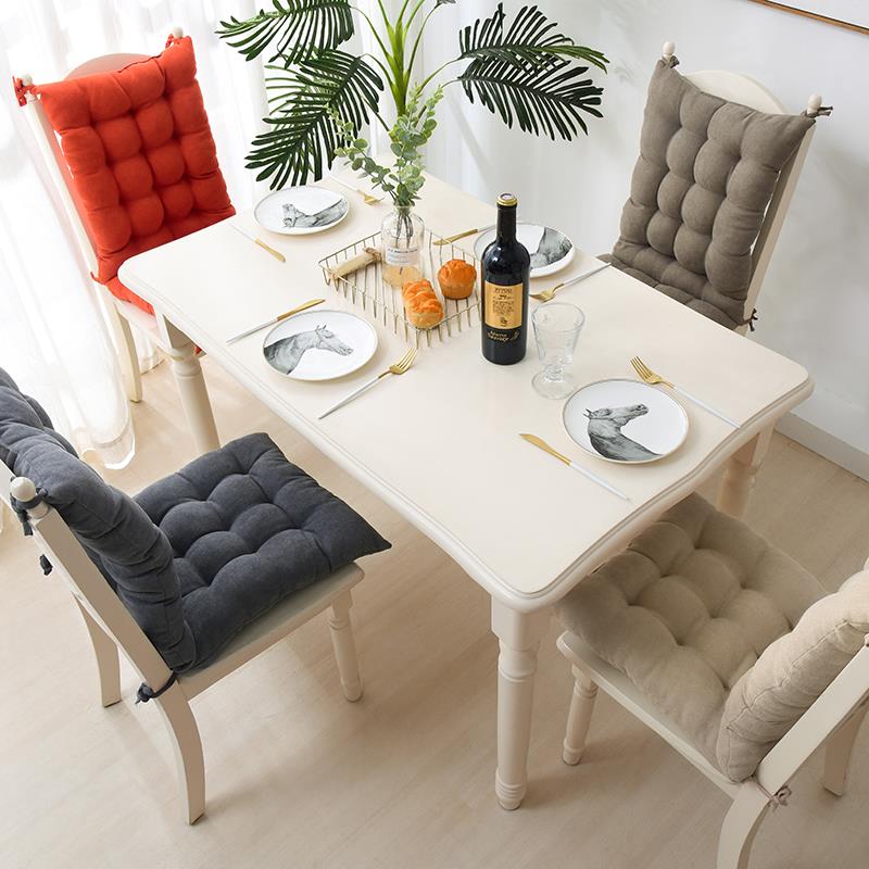 ft新靠款秋冬季加F76S765H厚餐桌椅套罩椅垫背椅座垫室办公子连体