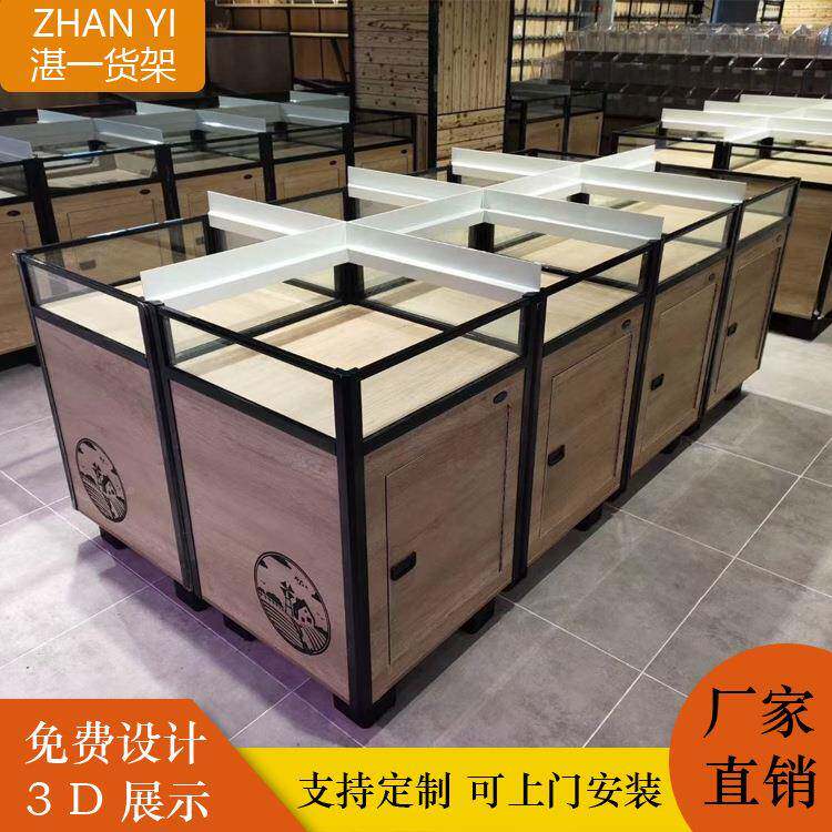 361超市散货柜木质制干柜钢木糖果柜散称食品货架木果米粮桶