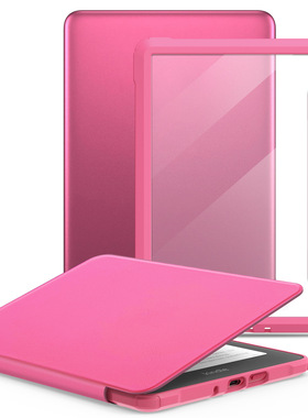 适用kindle colorsoft磁吸保护套全包防摔kpw6休眠壳7寸电子书壳paperwhite12th翻盖壳亚克力透明壳纯色皮套