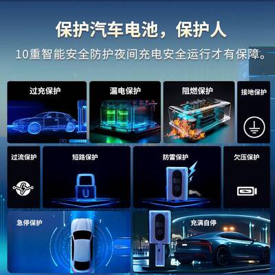 用流0充直17301电桩7-4KW家汽车充电桩红旗家用新能源汽车充电桩