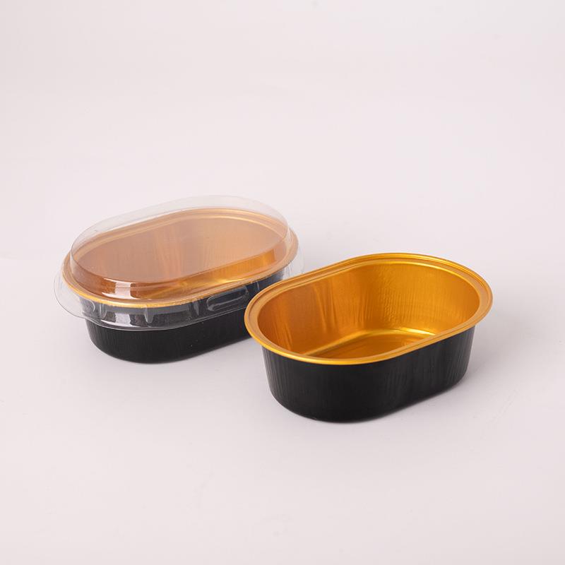 半熟芝士盒焗红铝薯烘焙一铝箔盒空气锅锡8727炸纸盒次性商用箔餐