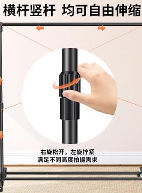 业摄影19795滑轮专背架移动拍照背可景布景支架