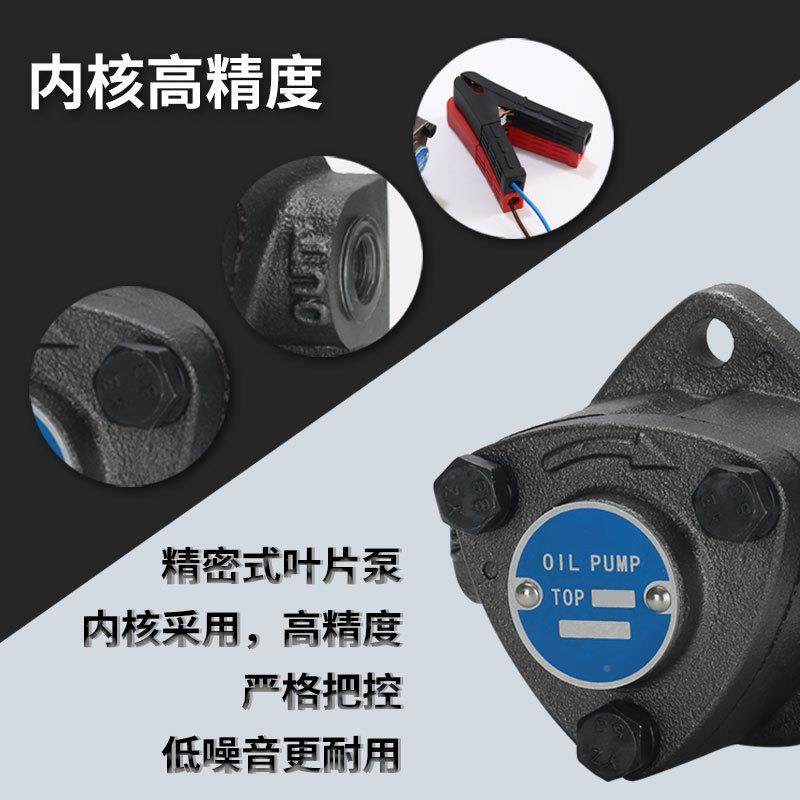 小型液压油泵1V/121454V直流电机泵组泵头TOP-10A-2.5L/2TOP-1/1A