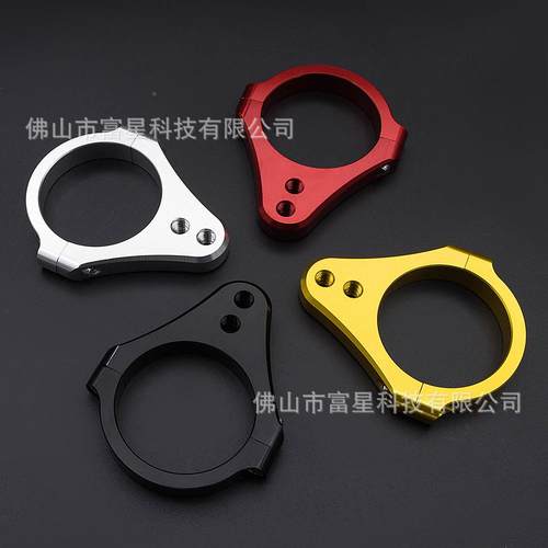 摩托车定通用钛尺码30M--60M22mmM前阻减震改装钛M尺方向尼器支架