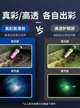 迅安FIR面EFIRE(I)(I)ES自动焊变电焊光面罩氩弧专用焊工头戴式防