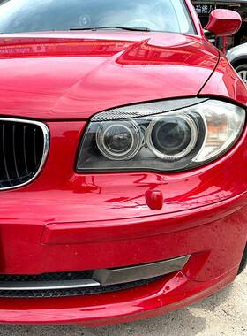 适用宝马系E81E820E87E882008-21688103前大灯灯眉车贴外饰改1装