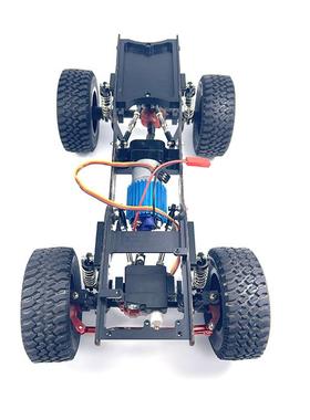 莽牛拉97644MN909899S遥D控车改桥上舵机仓装尾梁避震器杆拉杆座