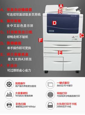 厂家施乐58黑58555875558755A845合激光复印机打印白3小风神复机