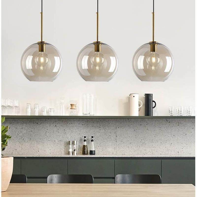 玻璃吊灯北复欧古民803个宿吧台餐厅床头灯性咖啡厅橱具窗饭厅灯,家装灯饰光源,智能吊灯,淘宝优惠券,粉丝福利购,淘宝优惠卷