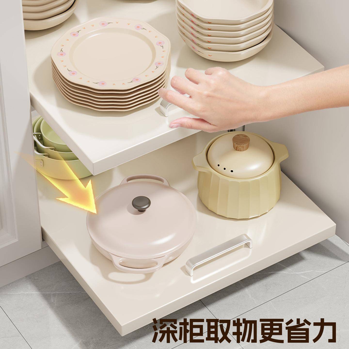 厨房抽拉器式置架橱内分层22516527柜架下水物槽柜各种神大全收纳