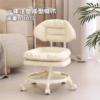 万向轮换美鞋凳家用儿378滑凳轮矮凳客厅缝凳子小子静音童移动小