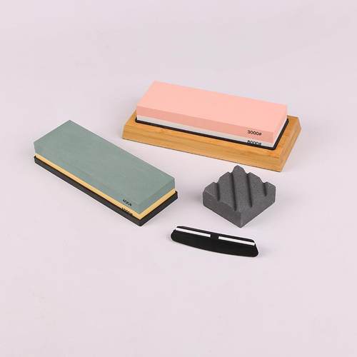 厨房磨刀面磨刀石家刚用白油石玉户外磨石双WIW块磨石套装现货供