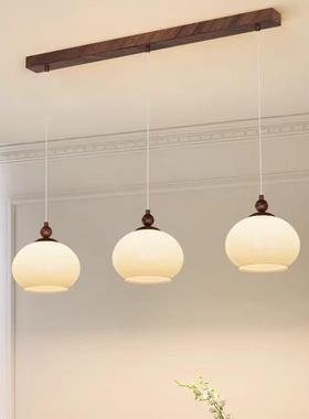 2025新款客厅吊法式中41611风大厅厅吊线灯创意美古式实木灯中山