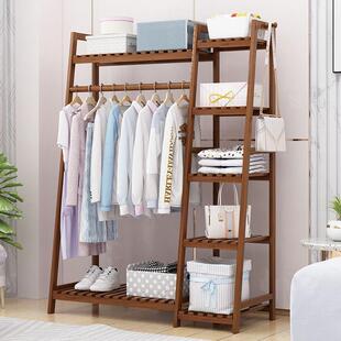 衣帽架梯落省地家用卧室收纳整洁无品牌/挂衣架子易节床简尾放衣