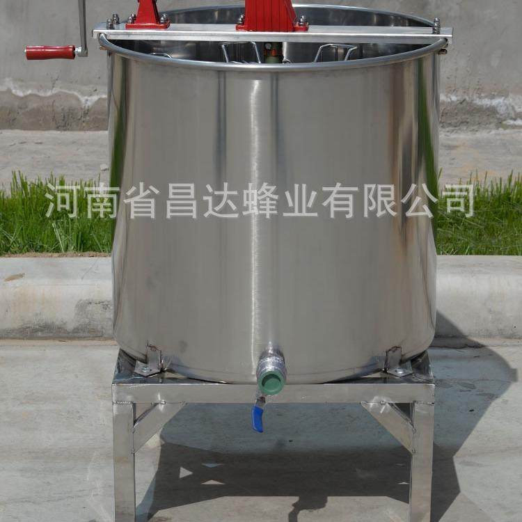 蜂旺六框手动自翻摇蜜机全不锈钢蜂蜜打糖分离摇蜜机6框8可选