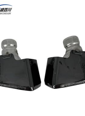 18-33723款新5系255li5030G338排气管改装四出钛黑GMP尾喉碳纤嘴