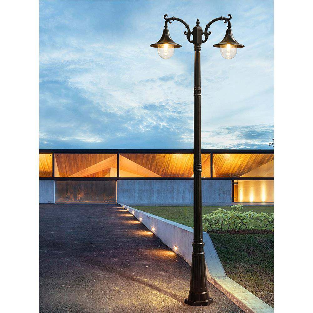 庭路灯小喇叭庭院区花场园灯广公园草坪灯户外景高杆灯别院墅园林