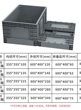中卡可ITE折塑物流周箱多功能加厚叠料转箱汽配运输胶箱厂家现货
